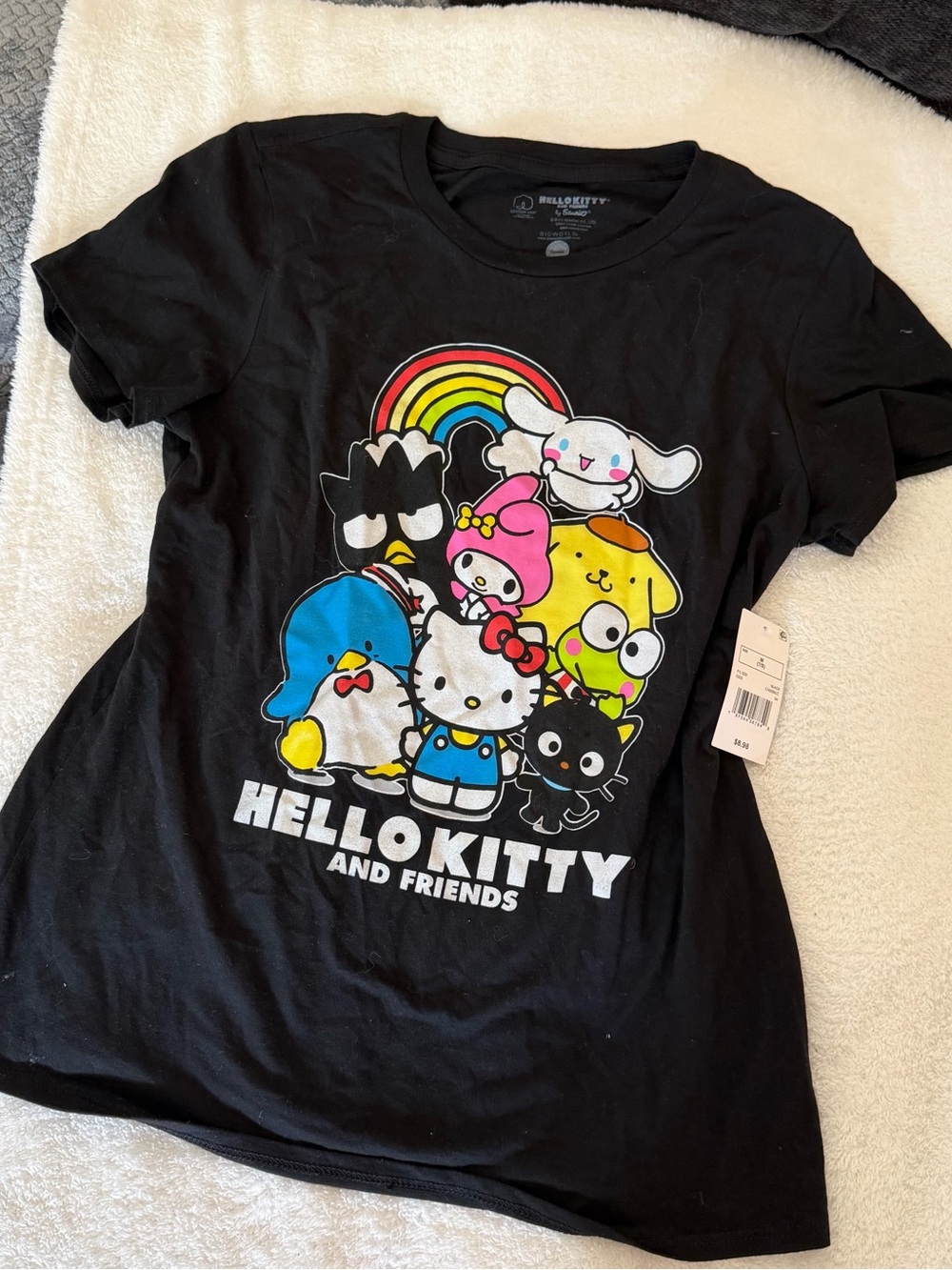 Hello Kitty and Friends Black T-Shirt